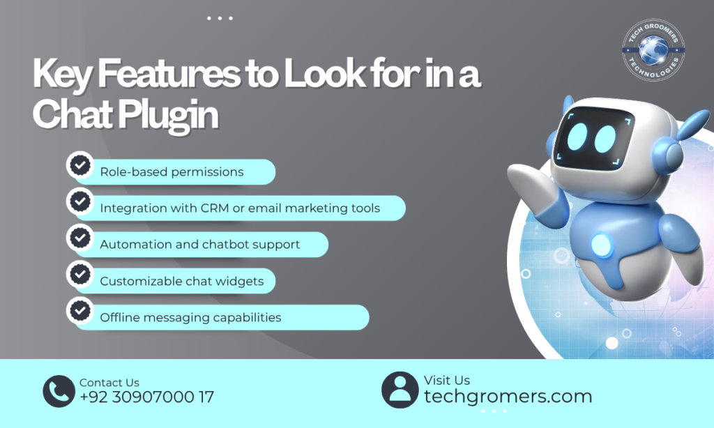 Key Features to Look for in a Chat Plugin