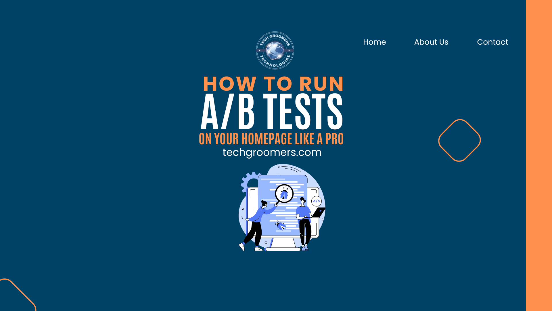 how to run a-b tests on our homepage like a pro