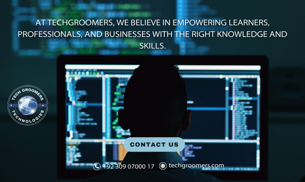 At TechGroomers, we believe in empowering learners, professionals, and businesses with the right knowledge and skills.