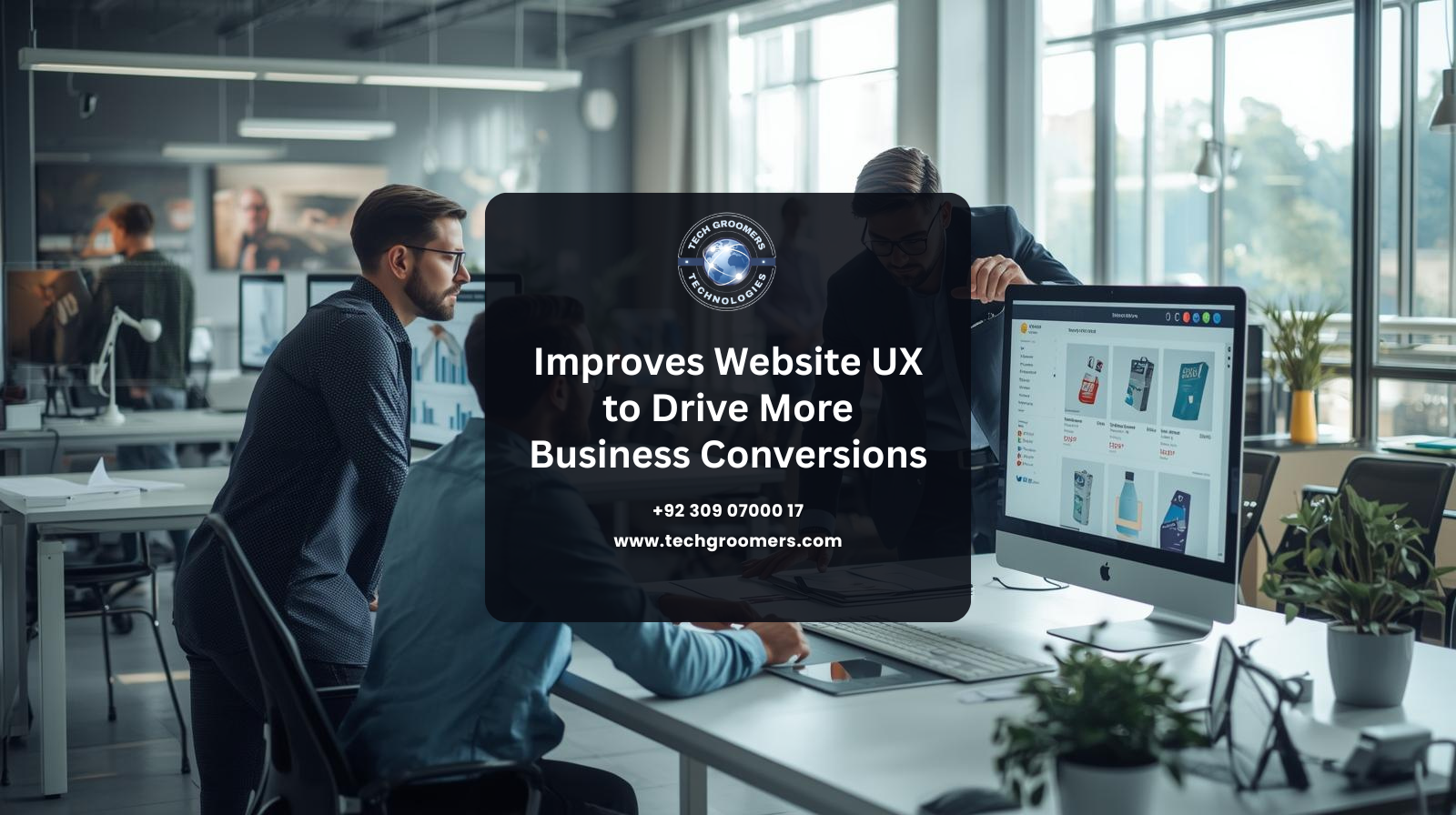 How TechGroomers Improves Website UX to Drive More Business Conversions