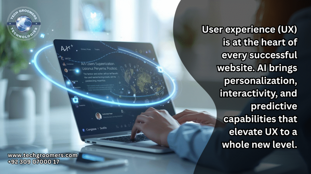 User experience (UX) is at the heart of every successful website. AI brings personalization, interactivity, and predictive capabilities that elevate UX to a whole new level.