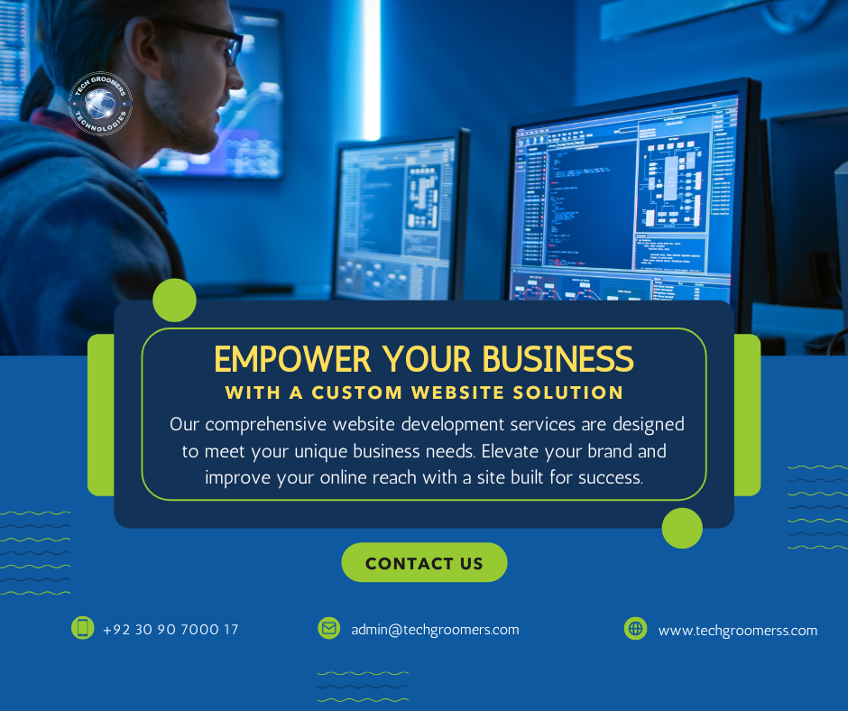 TechGroomers E-Commerce Website Development – Sell Smarter, Grow Faster