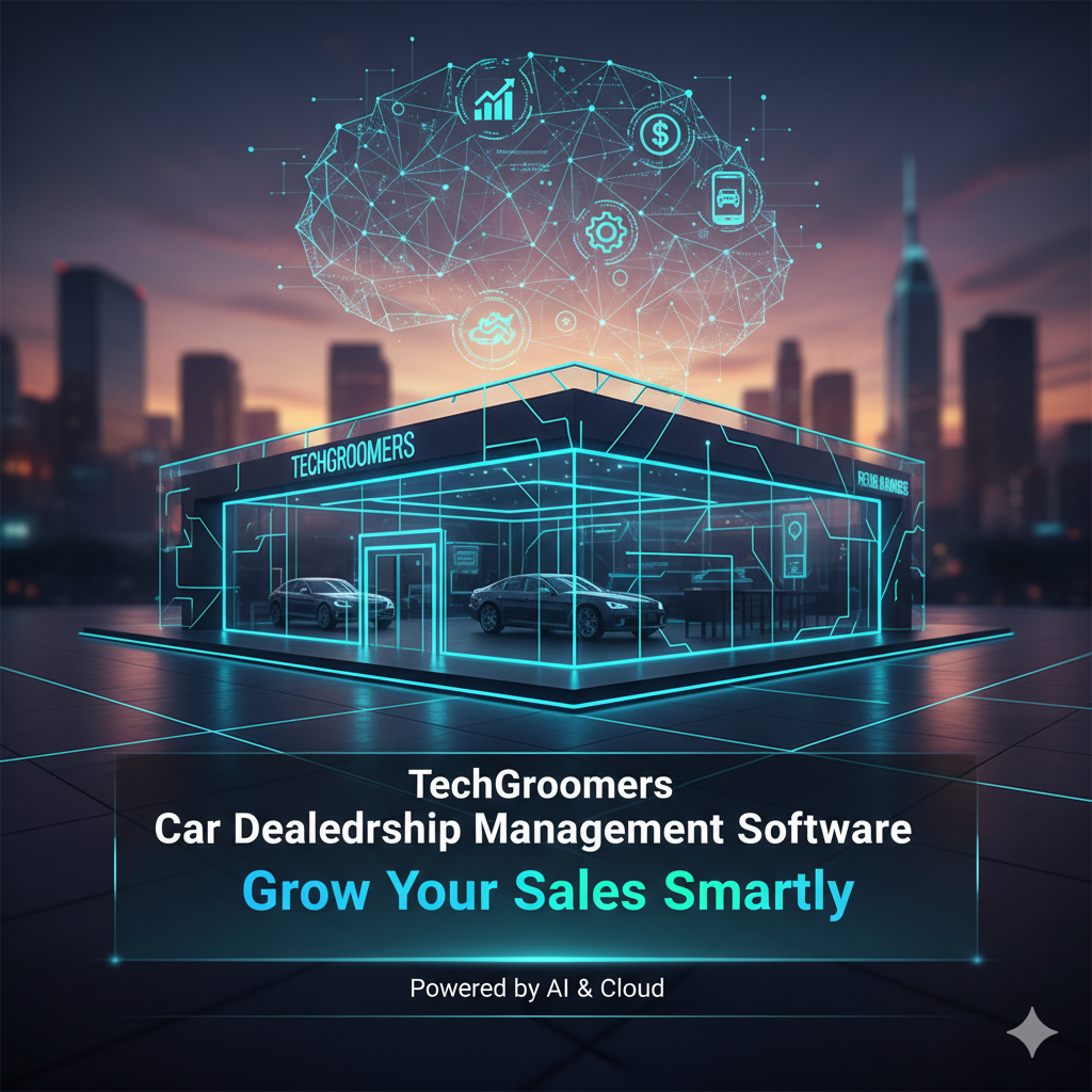 TechGroomers Car Dealership Management Software – Grow Your Sales Smartly