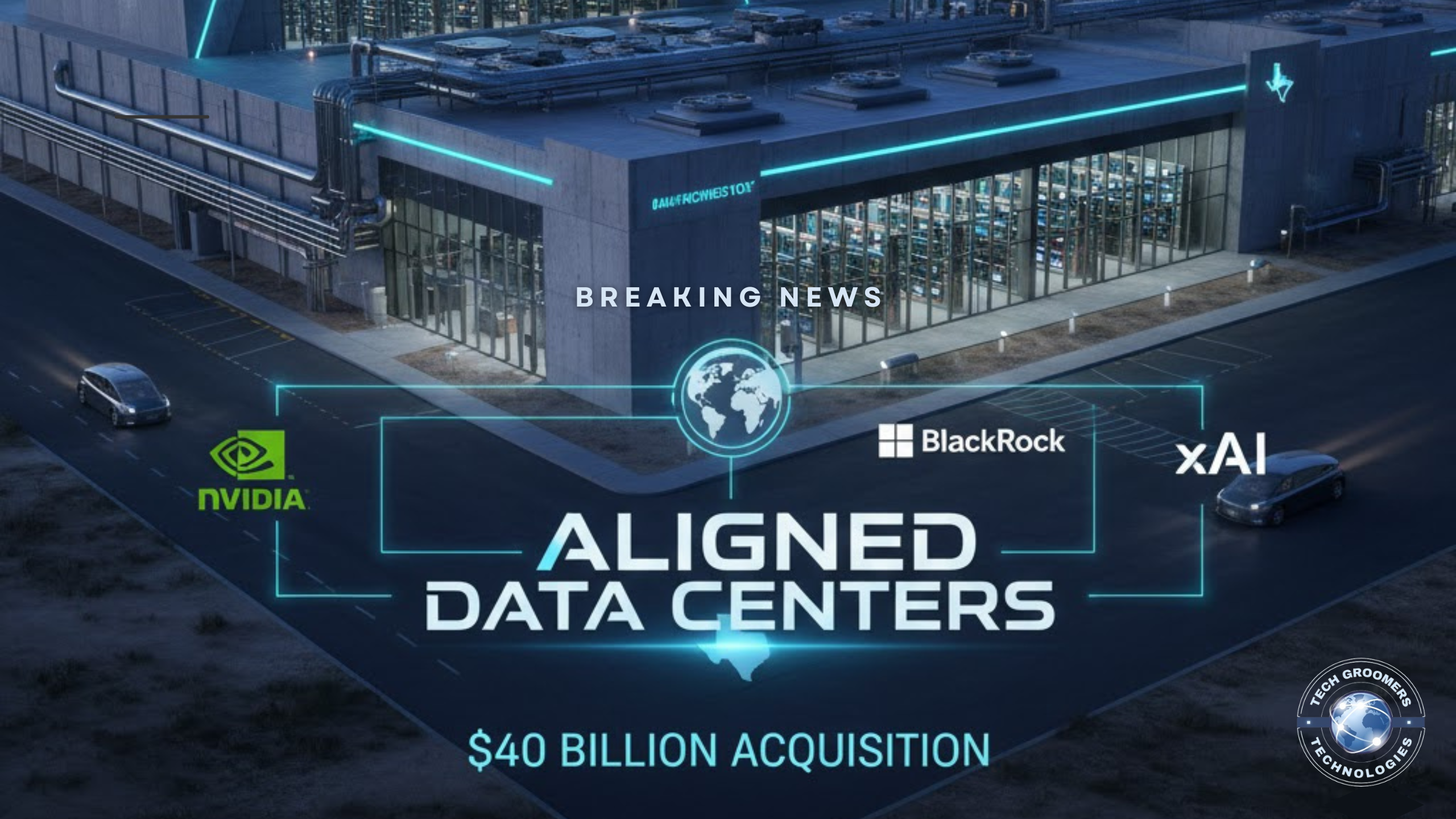 NVIDIA, Microsoft, BlackRock & xAI Lead $40B Deal to Acquire Aligned Data Centers