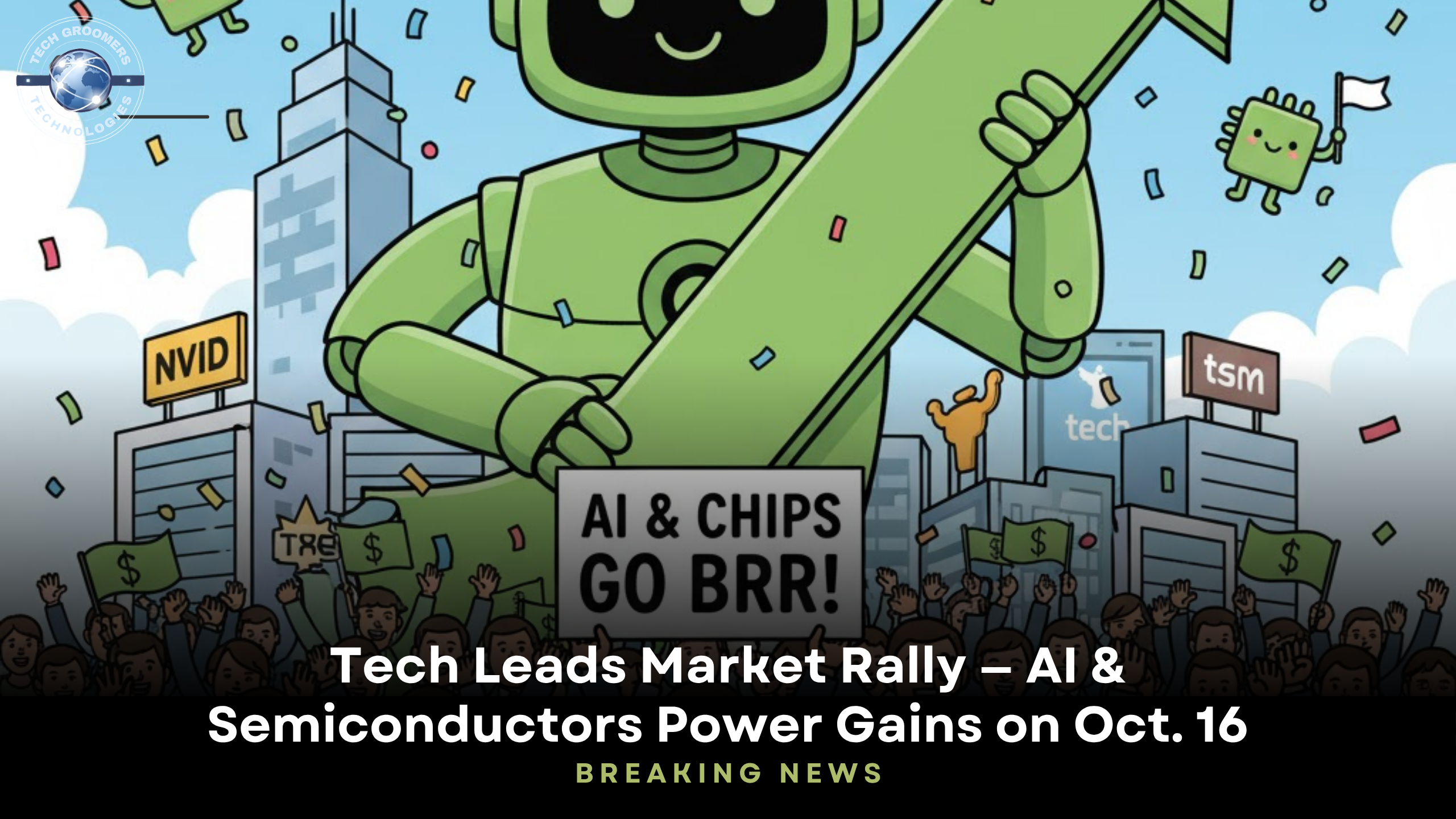 Tech Leads Market Rally — AI & Semiconductors Power Gains on Oct. 16