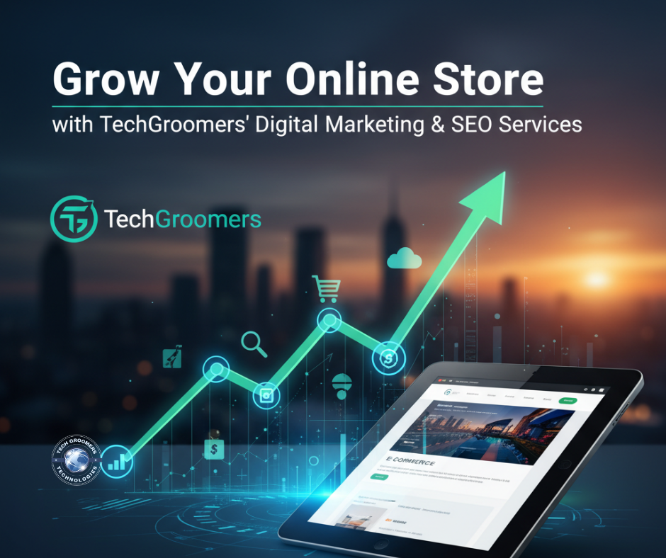 Grow Your Online Store with TechGroomers’ Digital Marketing & SEO Services